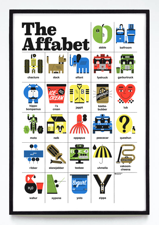 "The Affabet" print
