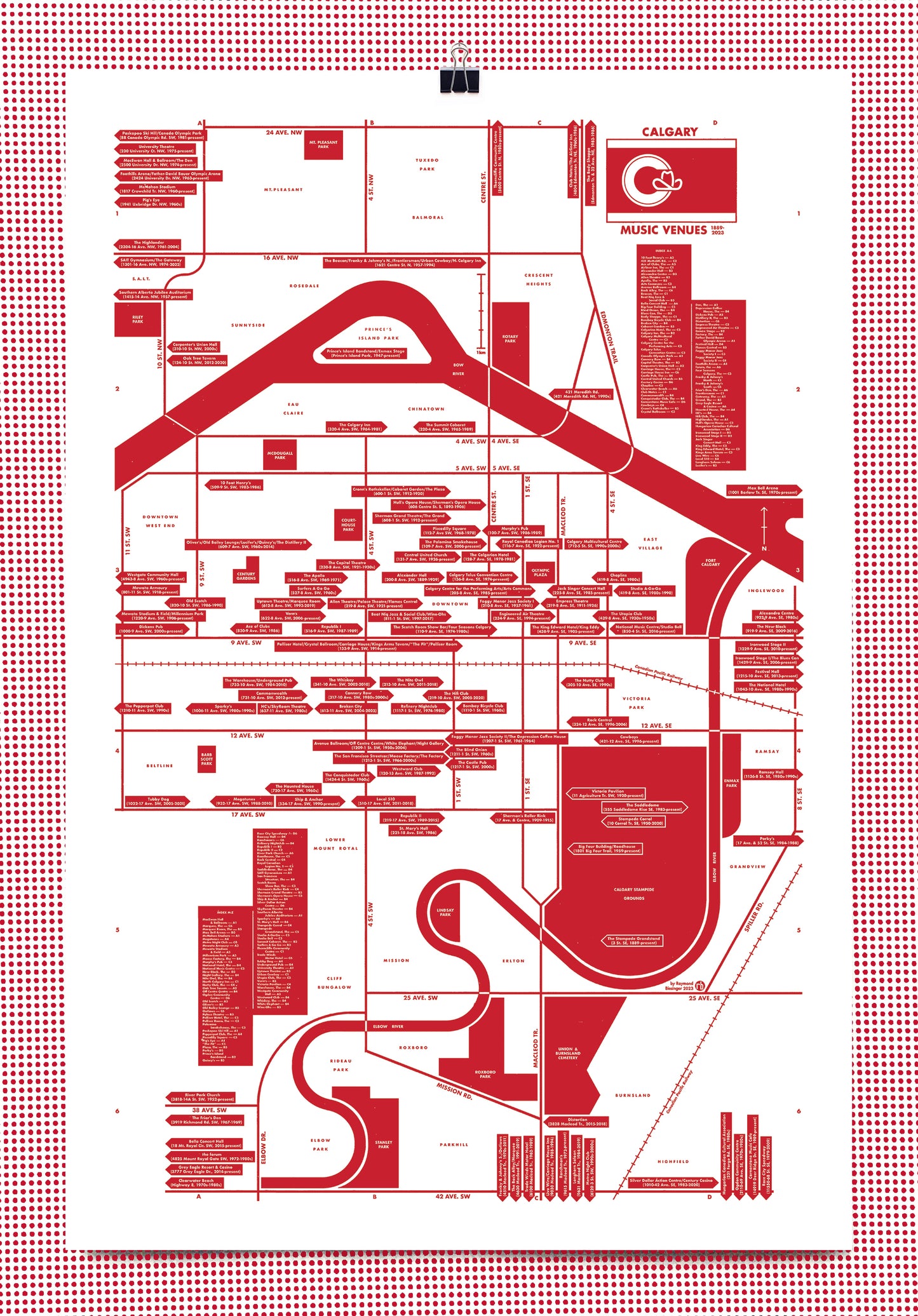 Canadian Music Venues print series