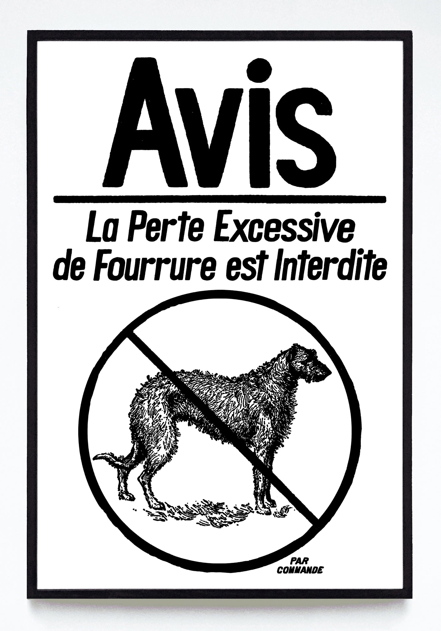 Animal Control print series