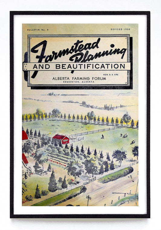 "Farmstead Planning and Beautification" print (1950)
