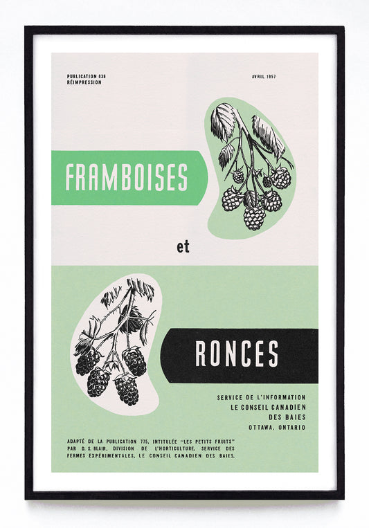 "Framboises et Ronces" print (1957)