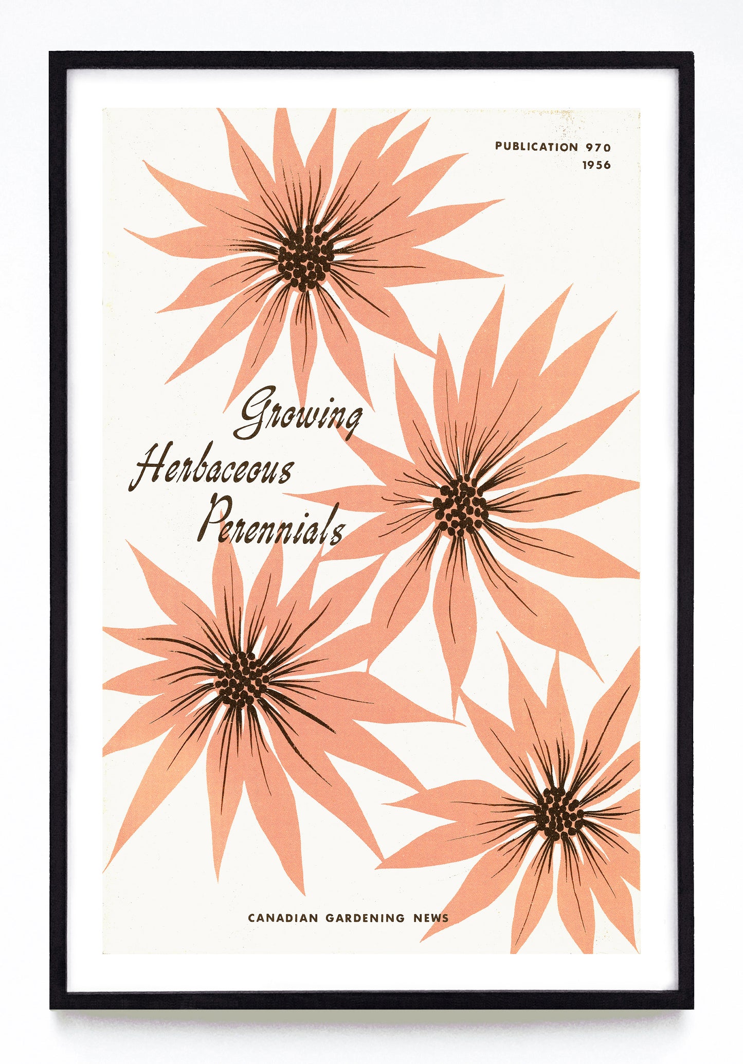 "Growing Herbaceous Perennials" print (1956)