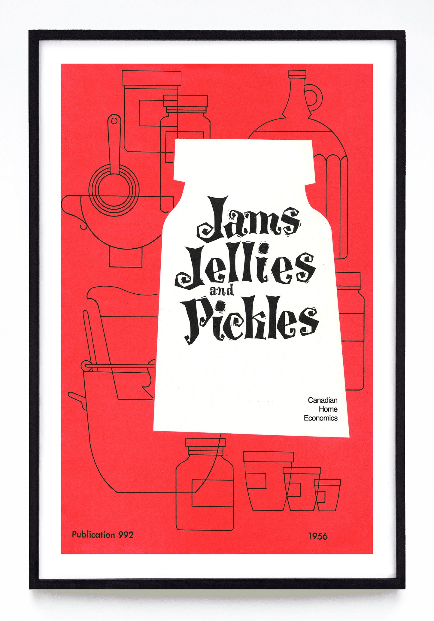 "Jams, Jellies and Pickles" prints (1956)