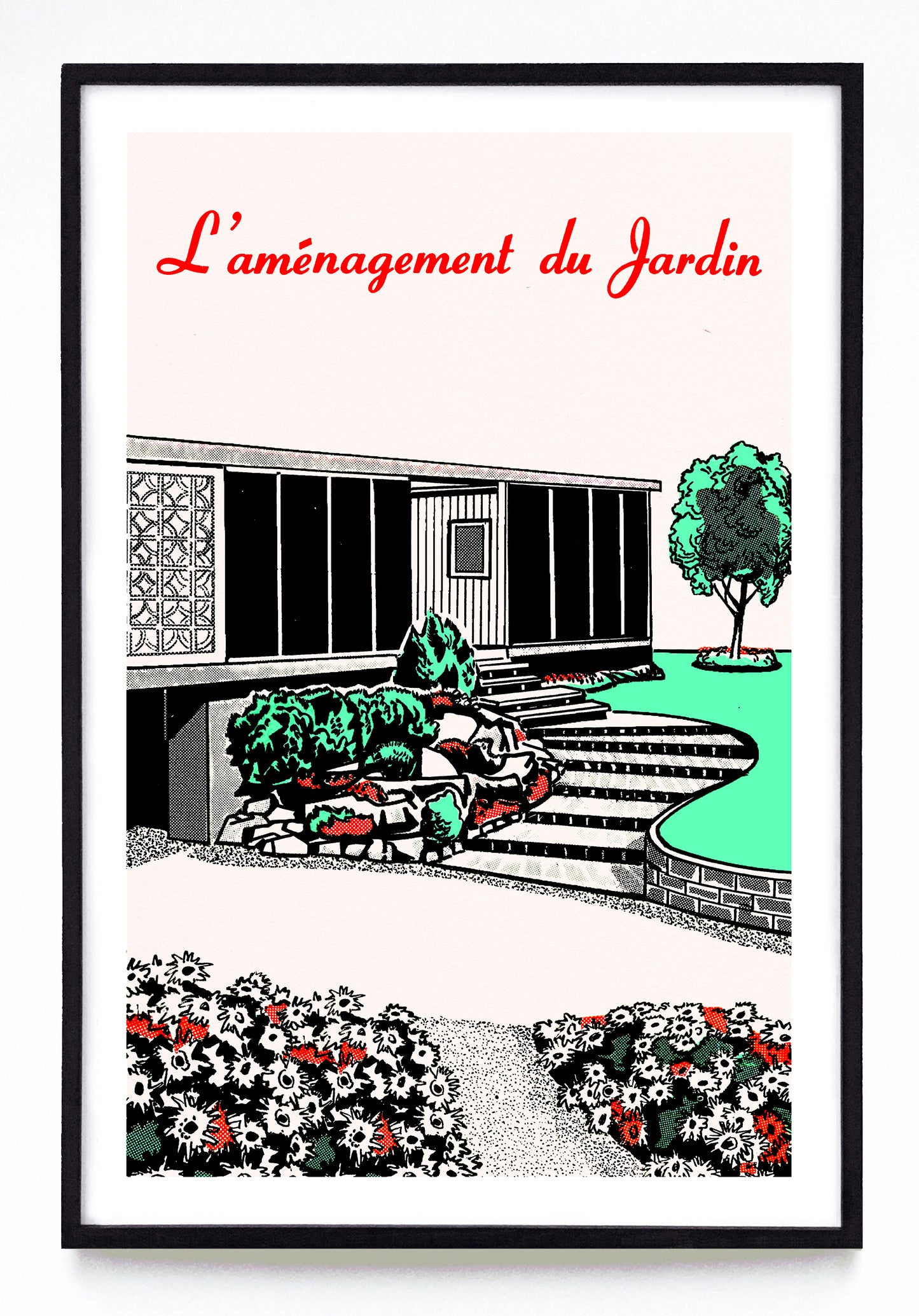"L'Aménagement du Jardin" print (1965)