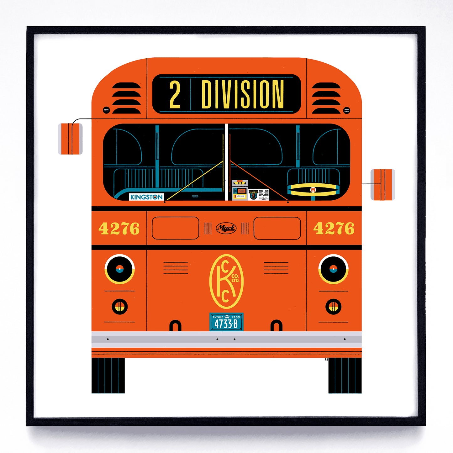 International Buses print series