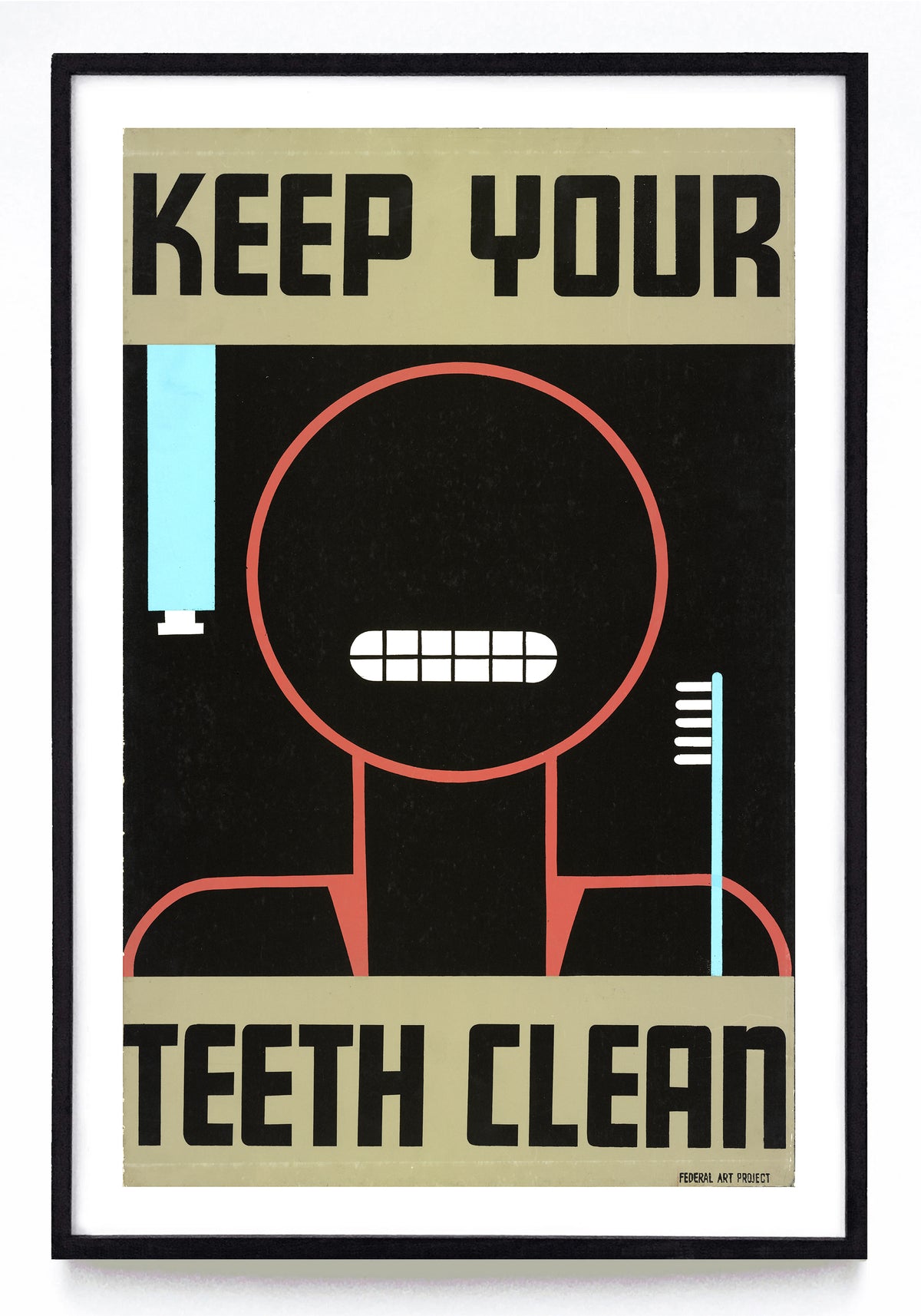 "Keep Your Teeth Clean" print by Anonymous (1936)
