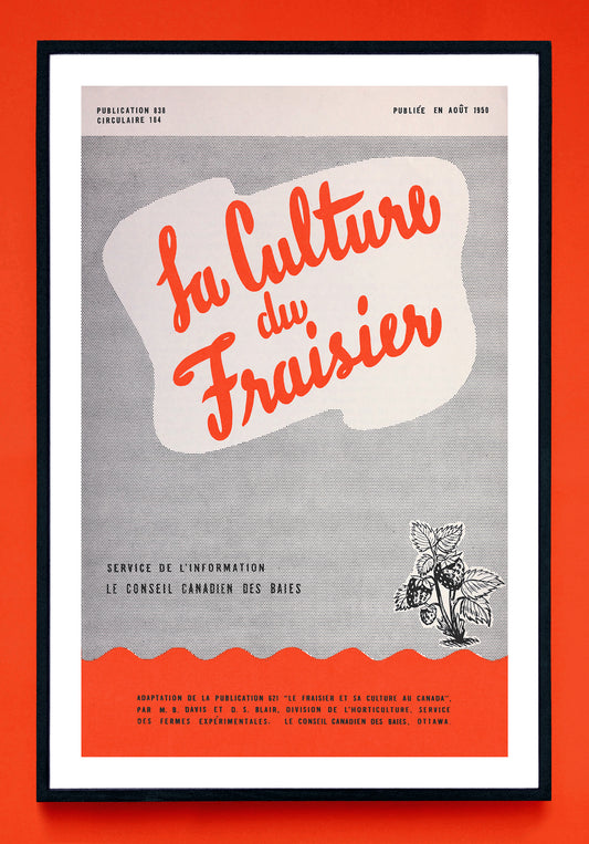 "La Culture du Fraisier" print (1950)
