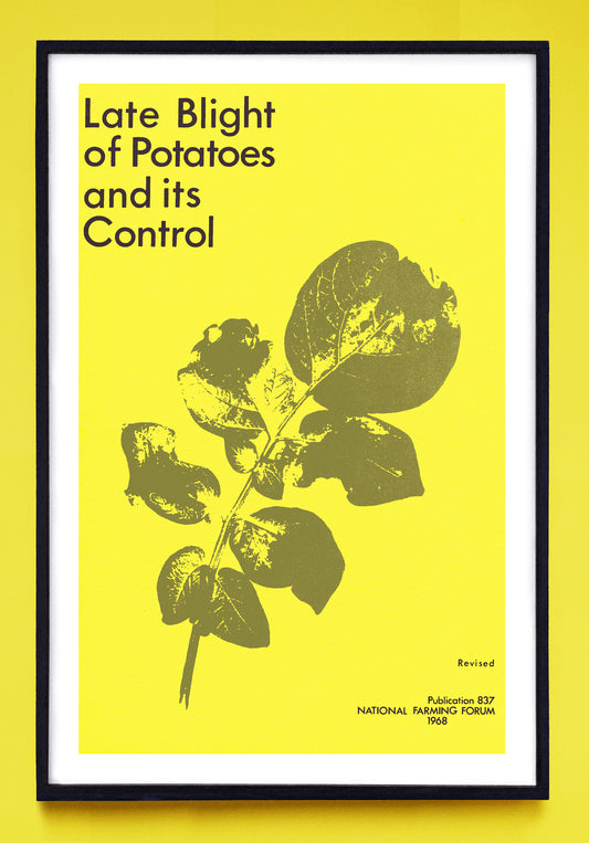 "Late Blight of Potatoes and its Control" print (1968)