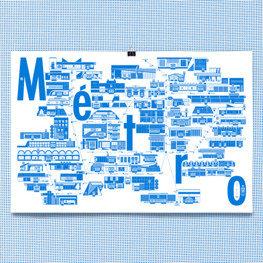 "Le Métro de Montréal" print