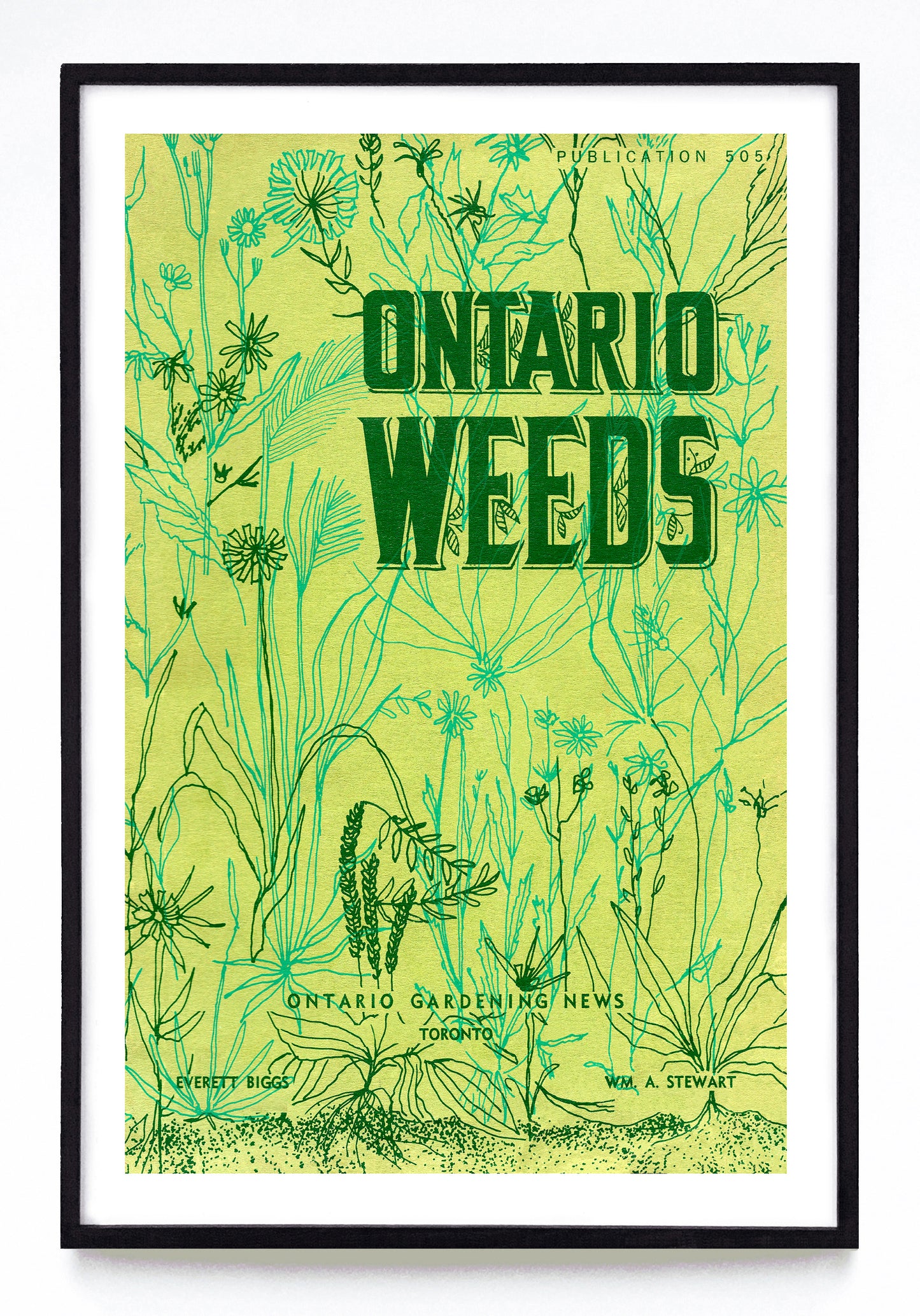 "Ontario Weeds" print (1962)