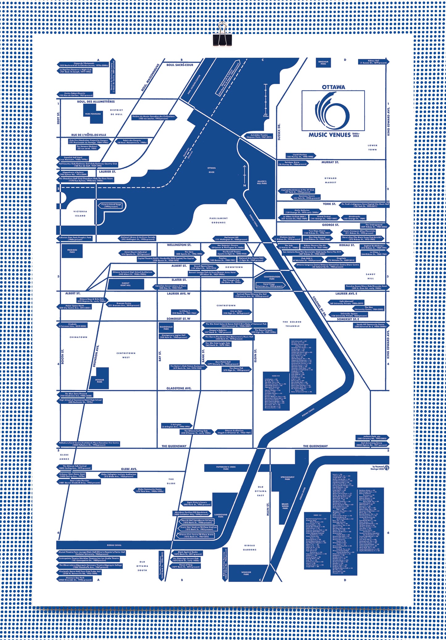 Canadian Music Venues print series