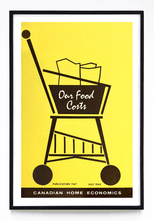 "Our Food Costs" and "Prix des Aliments - Revenus" prints (1963)