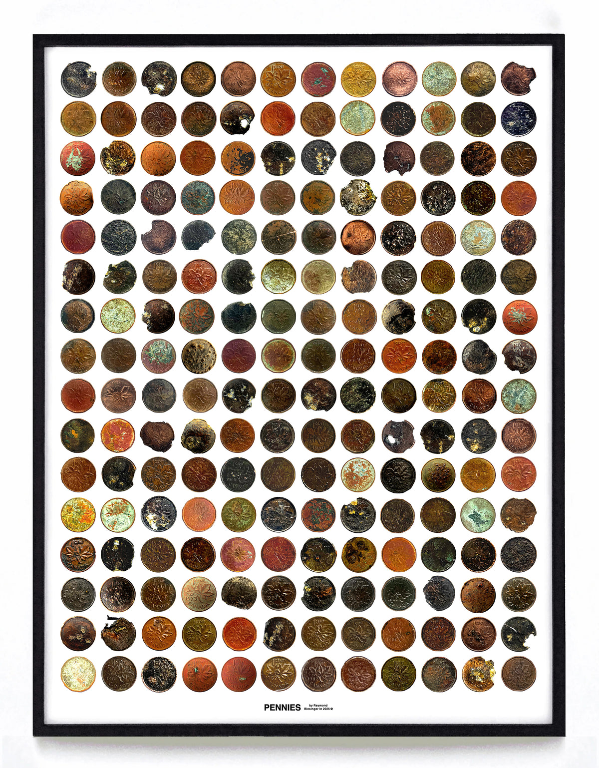 "Pennies" print