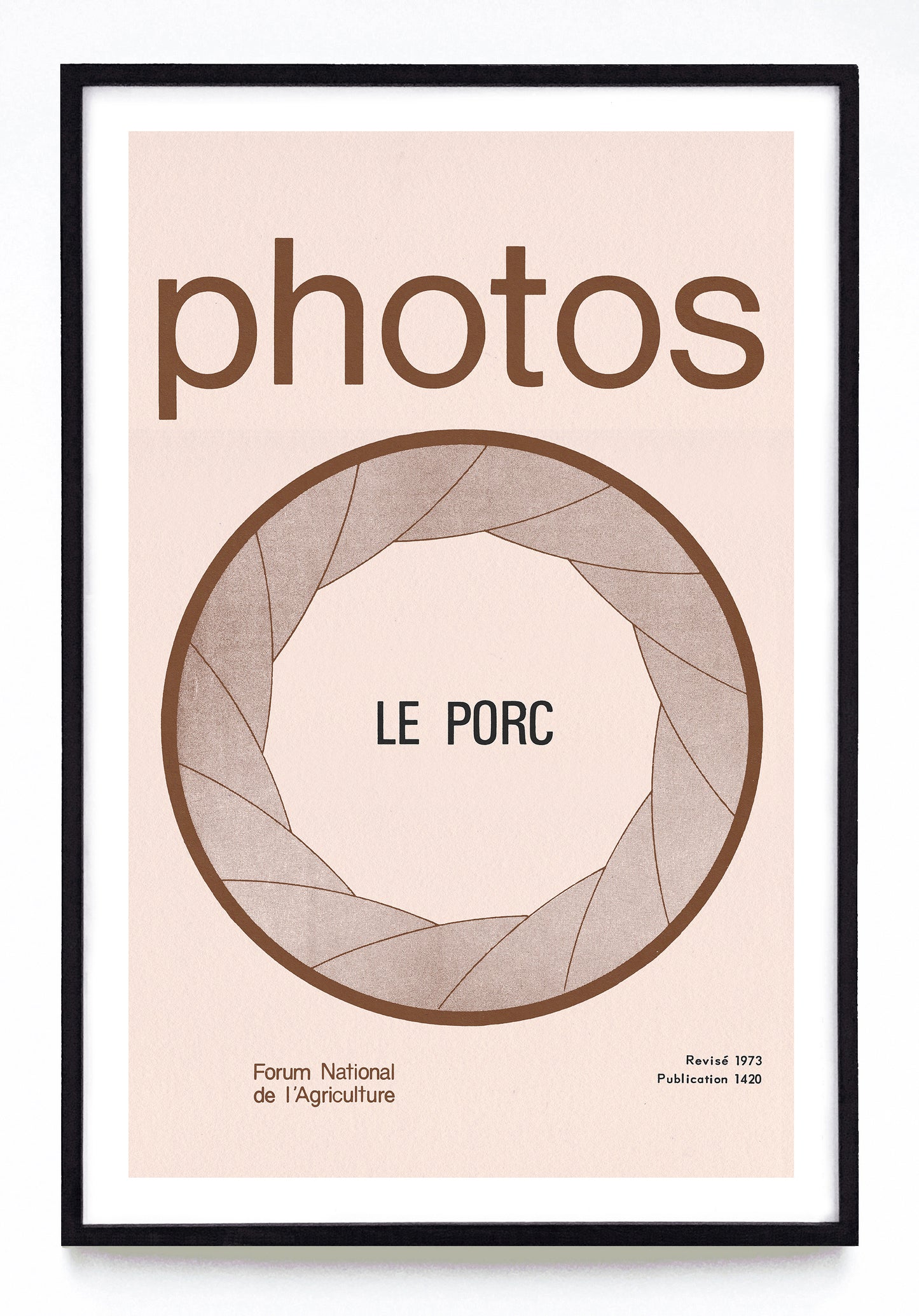 "Photos: Le Porc" print (1971)