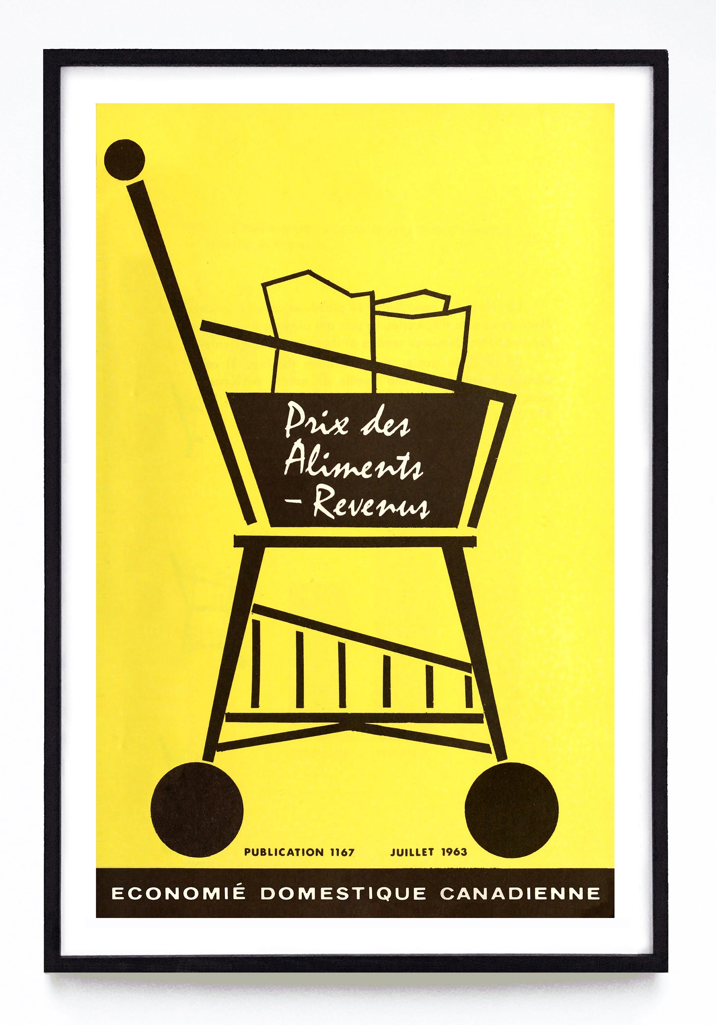 "Our Food Costs" and "Prix des Aliments - Revenus" prints (1963)
