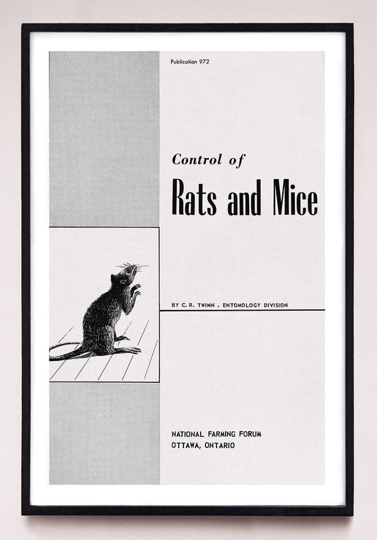 "Control of Rats and Mice" and "Lutte Contre les Rats et les Souris" prints (1956, 1957)