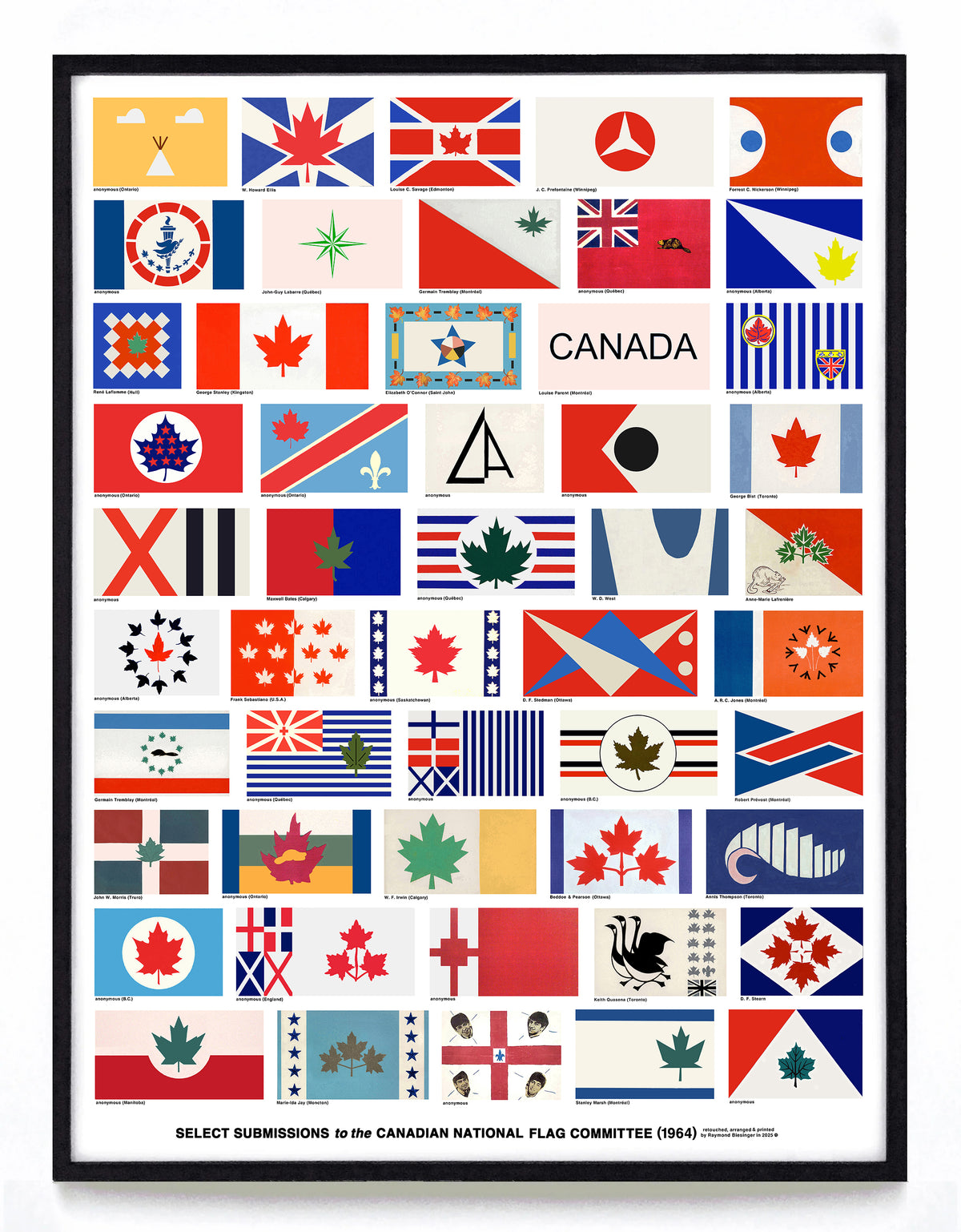 "Select Submissions to the Canadian National Flag Committee (1964)" print