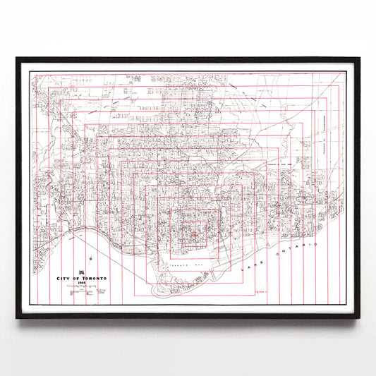 “City of Toronto” print by the Toronto City Morgue (1946)