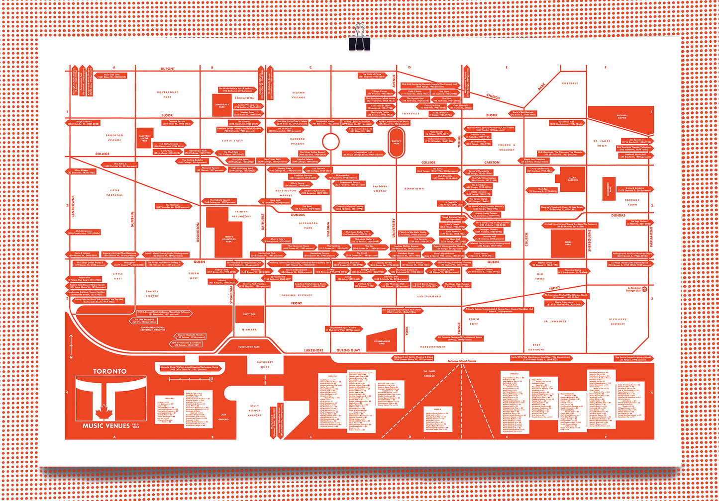 Canadian Music Venues print series