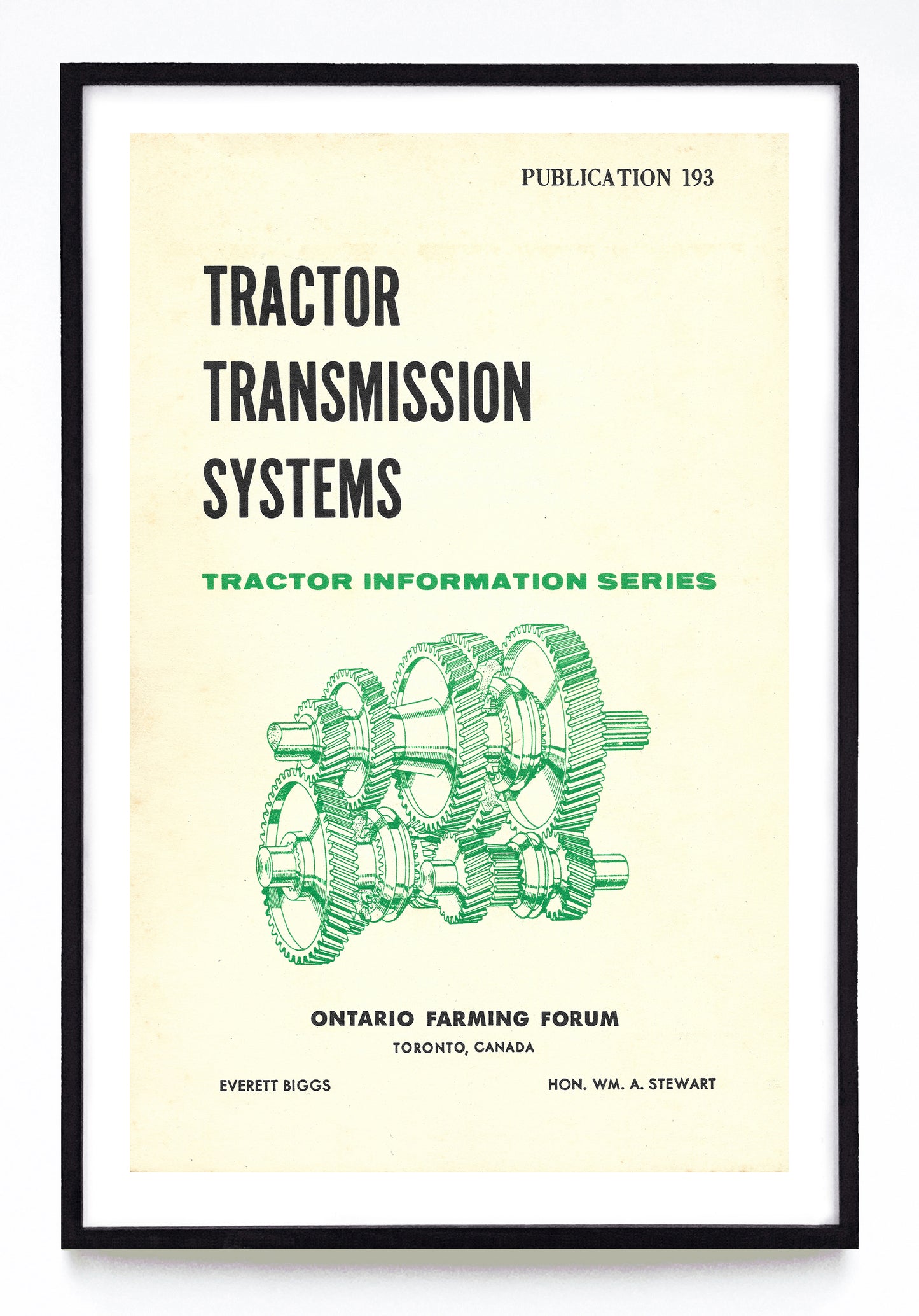 "Tractor Transmission Systems" print (1965)