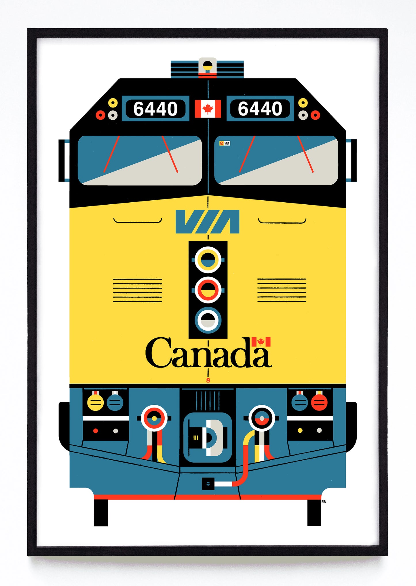 Locomotives print series