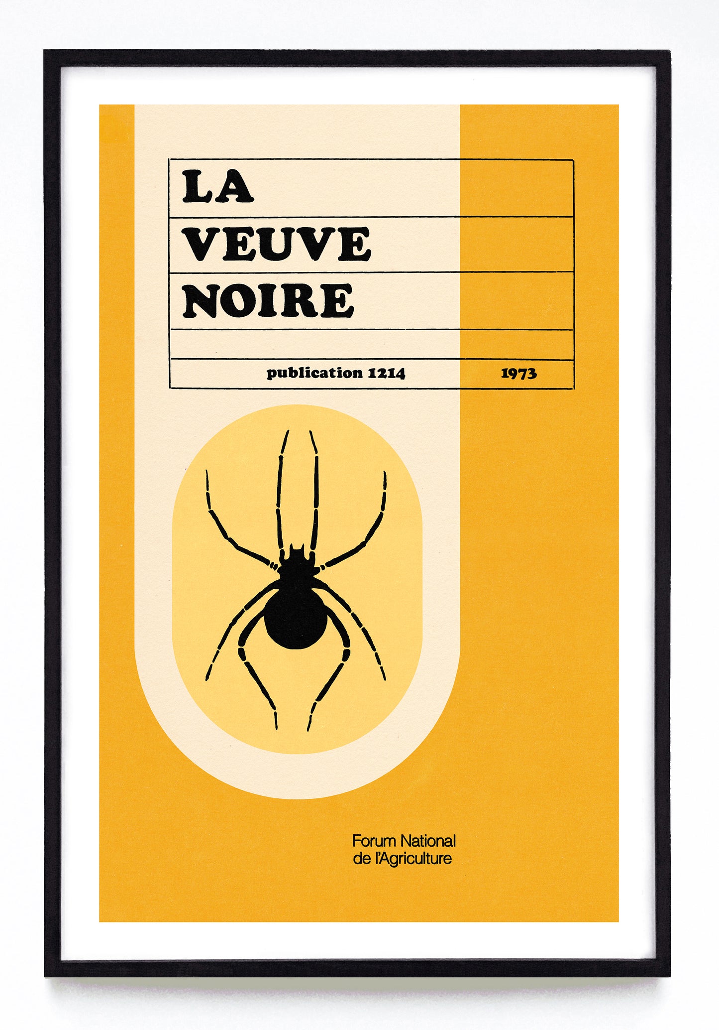 "La Veuve Noire" print (1973)