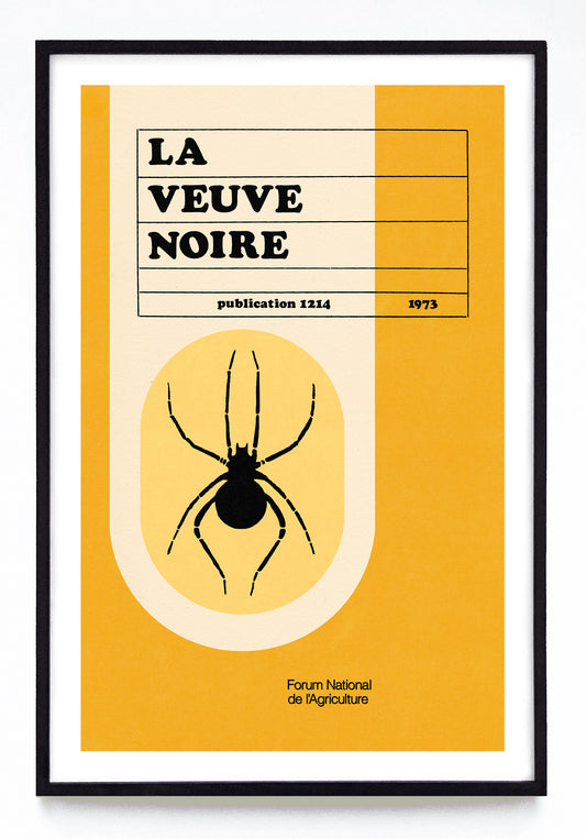 "La Veuve Noire" print (1973)