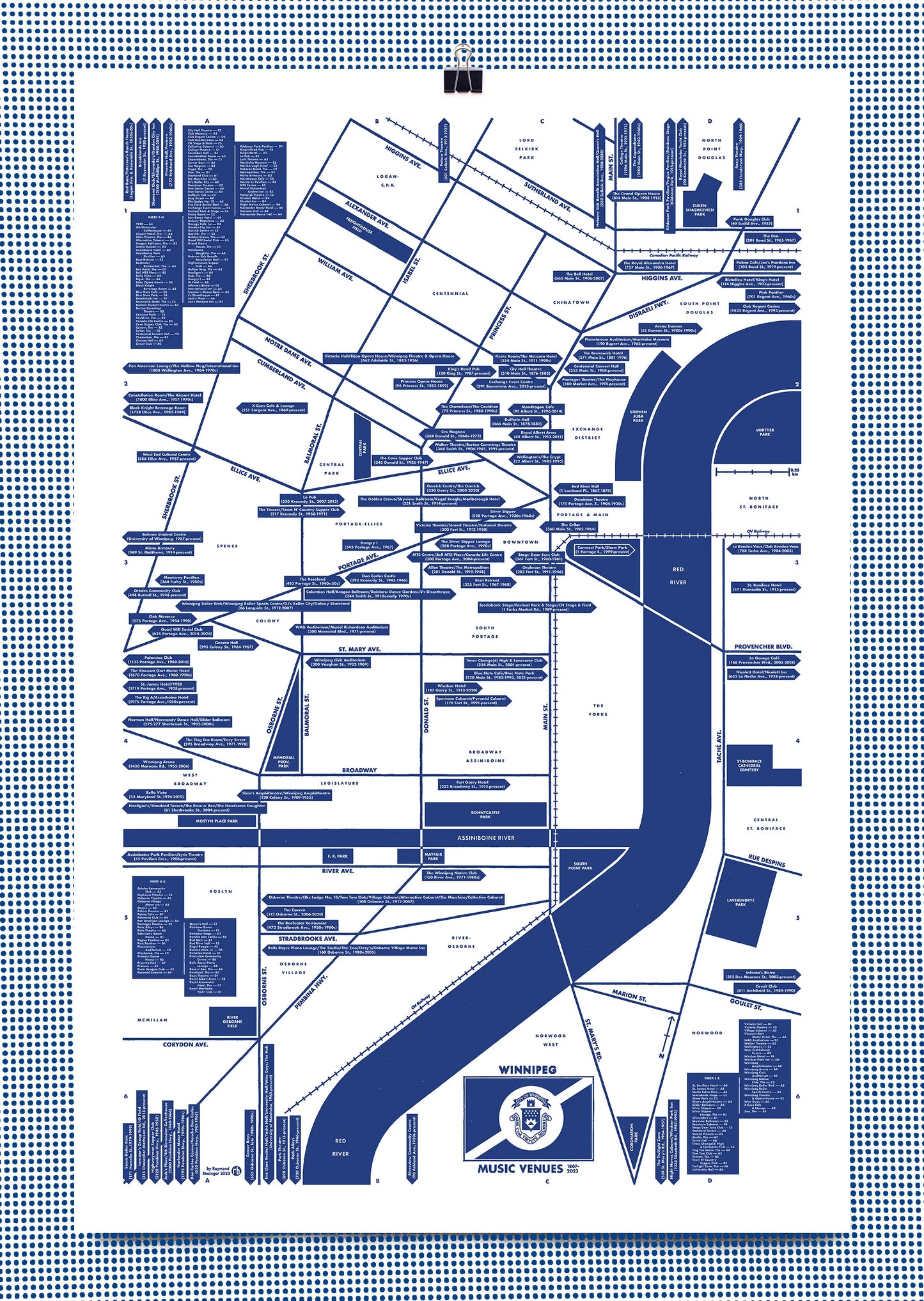 Canadian Music Venues print series