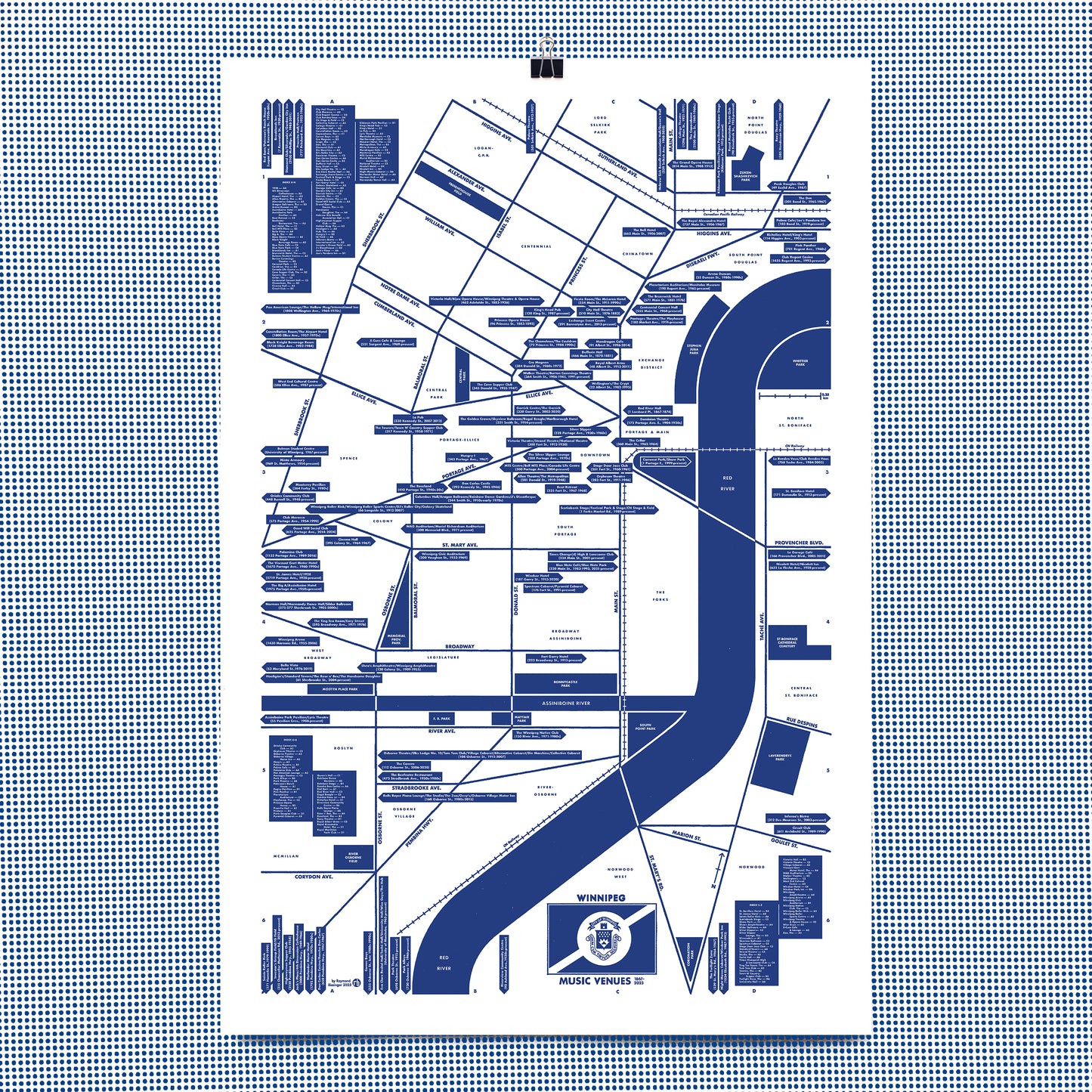 Canadian Music Venues print series