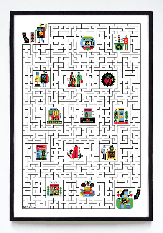 "You Are a Newly Published Book" print