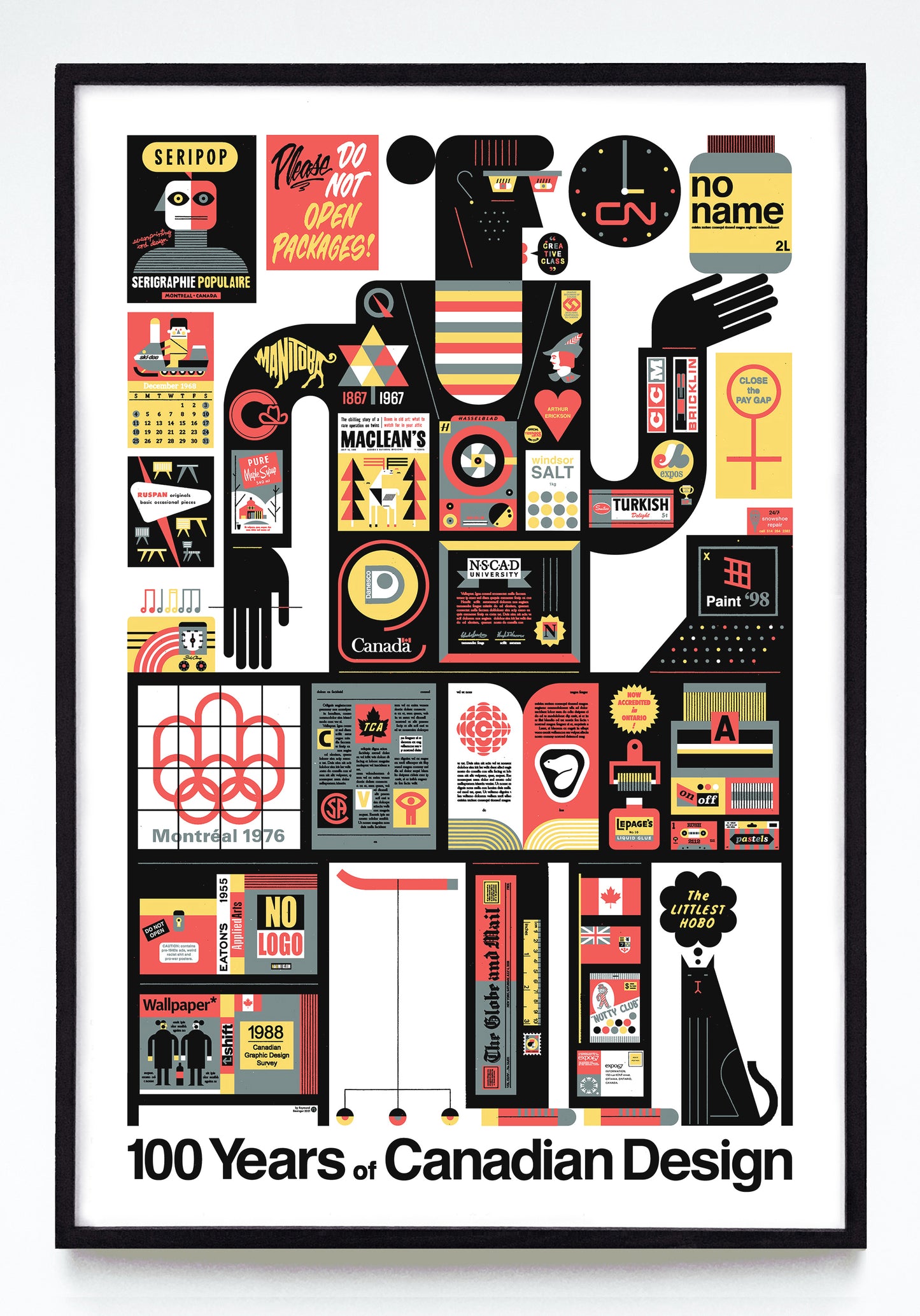 "100 Years of Canadian Design" print