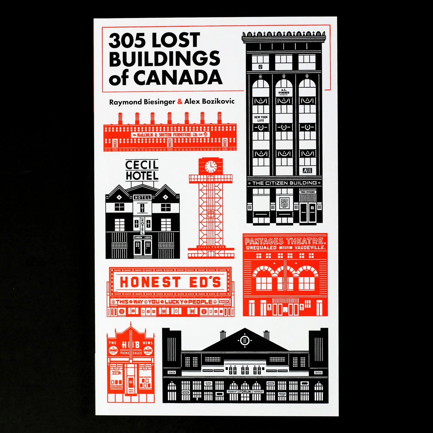 "305 Lost Buildings of Canada" signed softcover