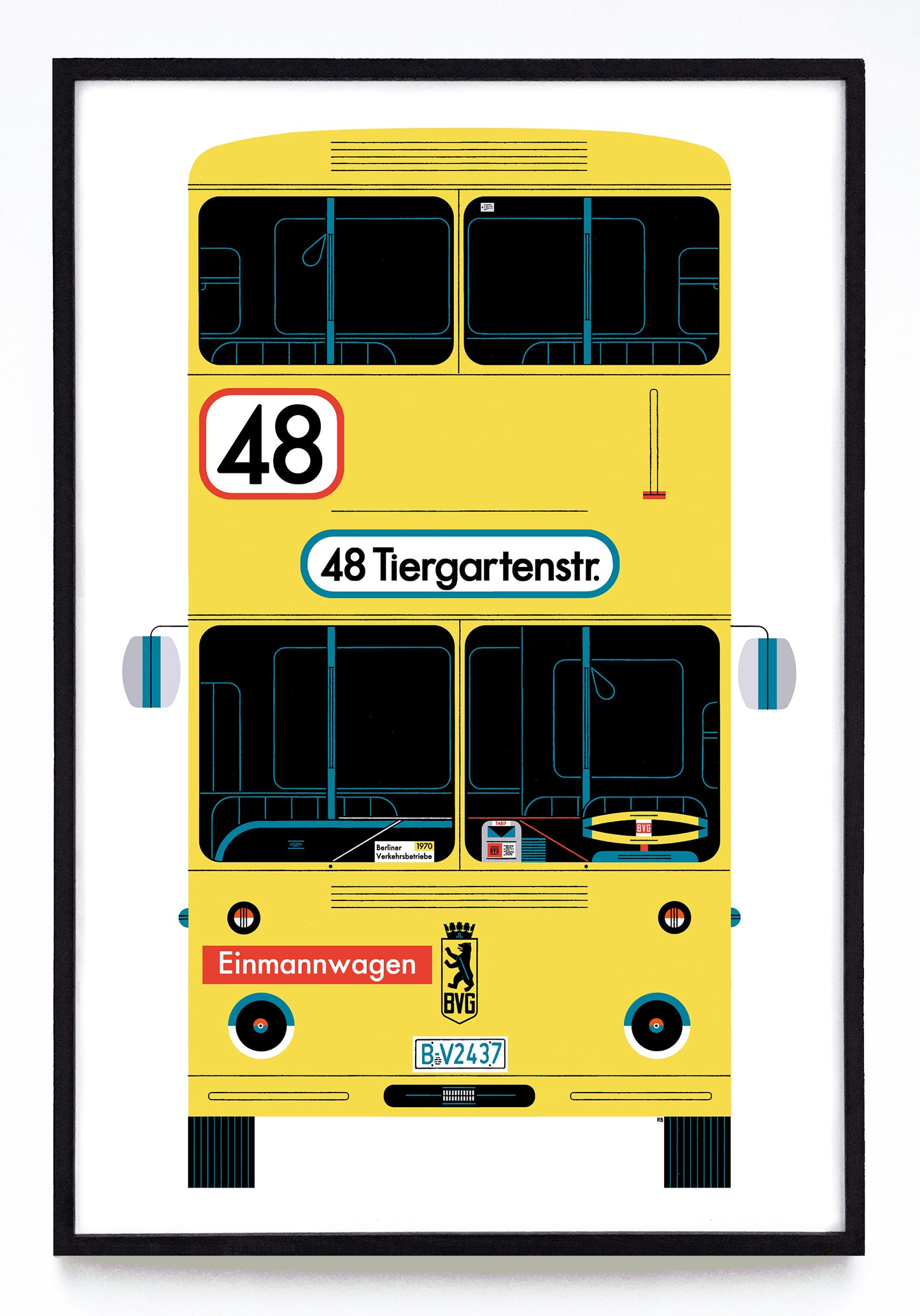 Buses print series