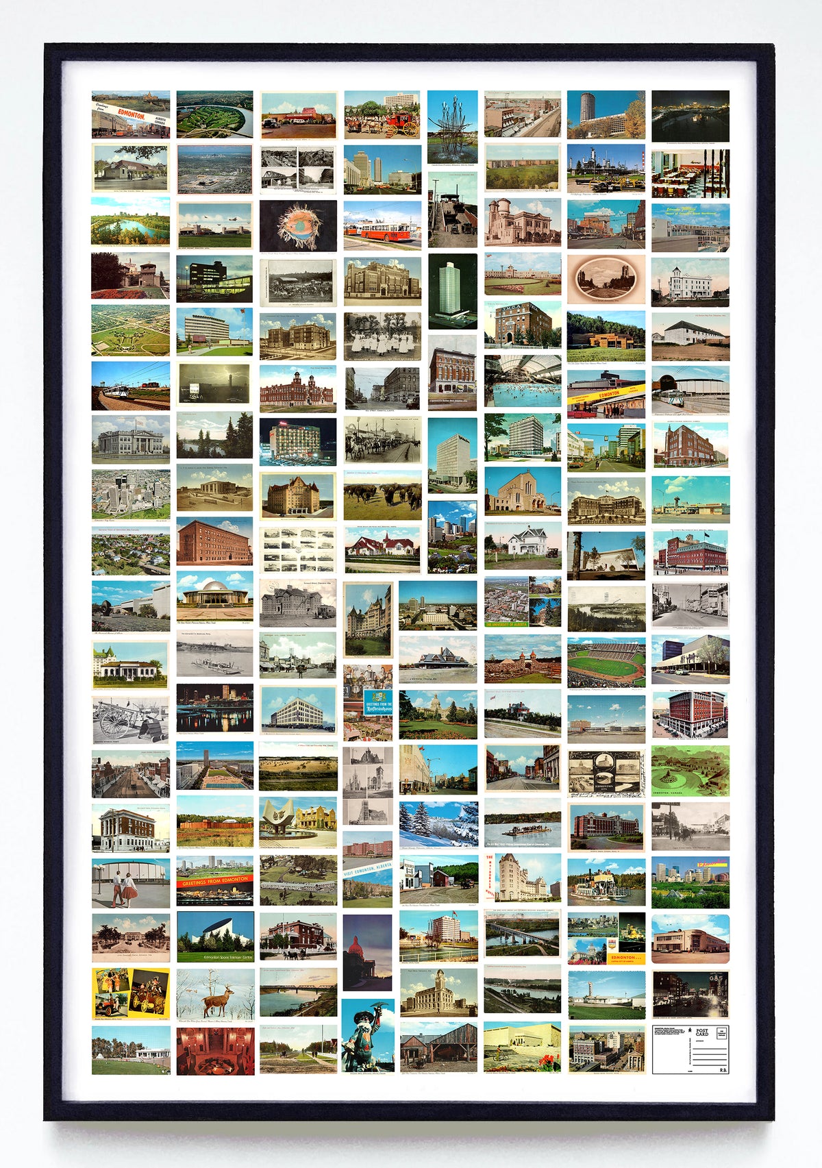 "Greetings from Edmonton" print