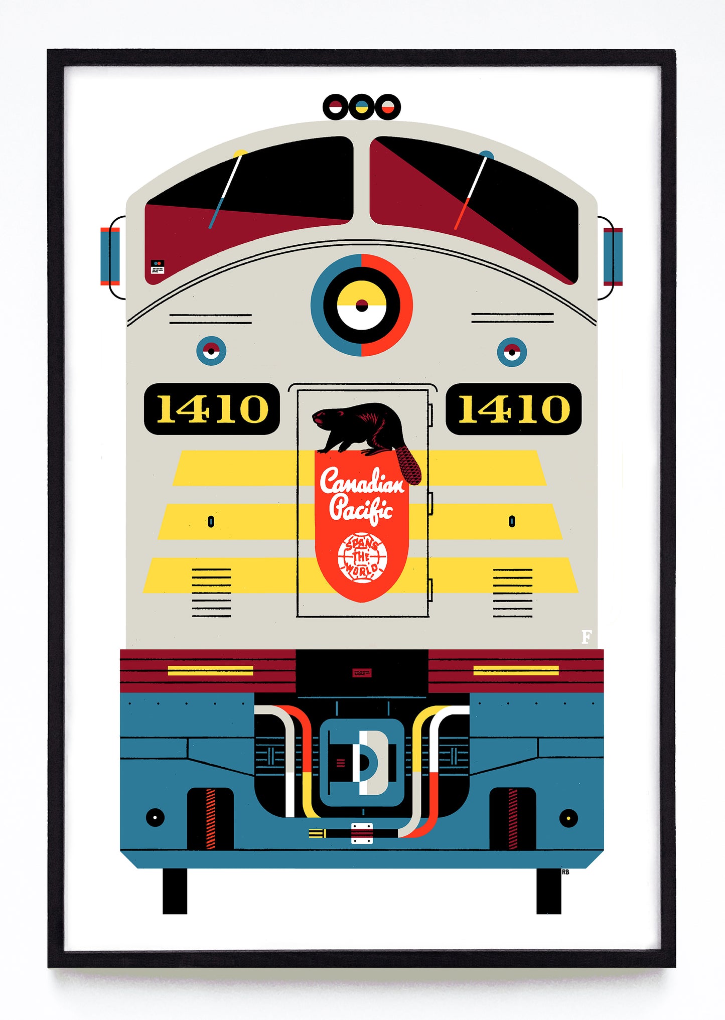 Locomotives print series