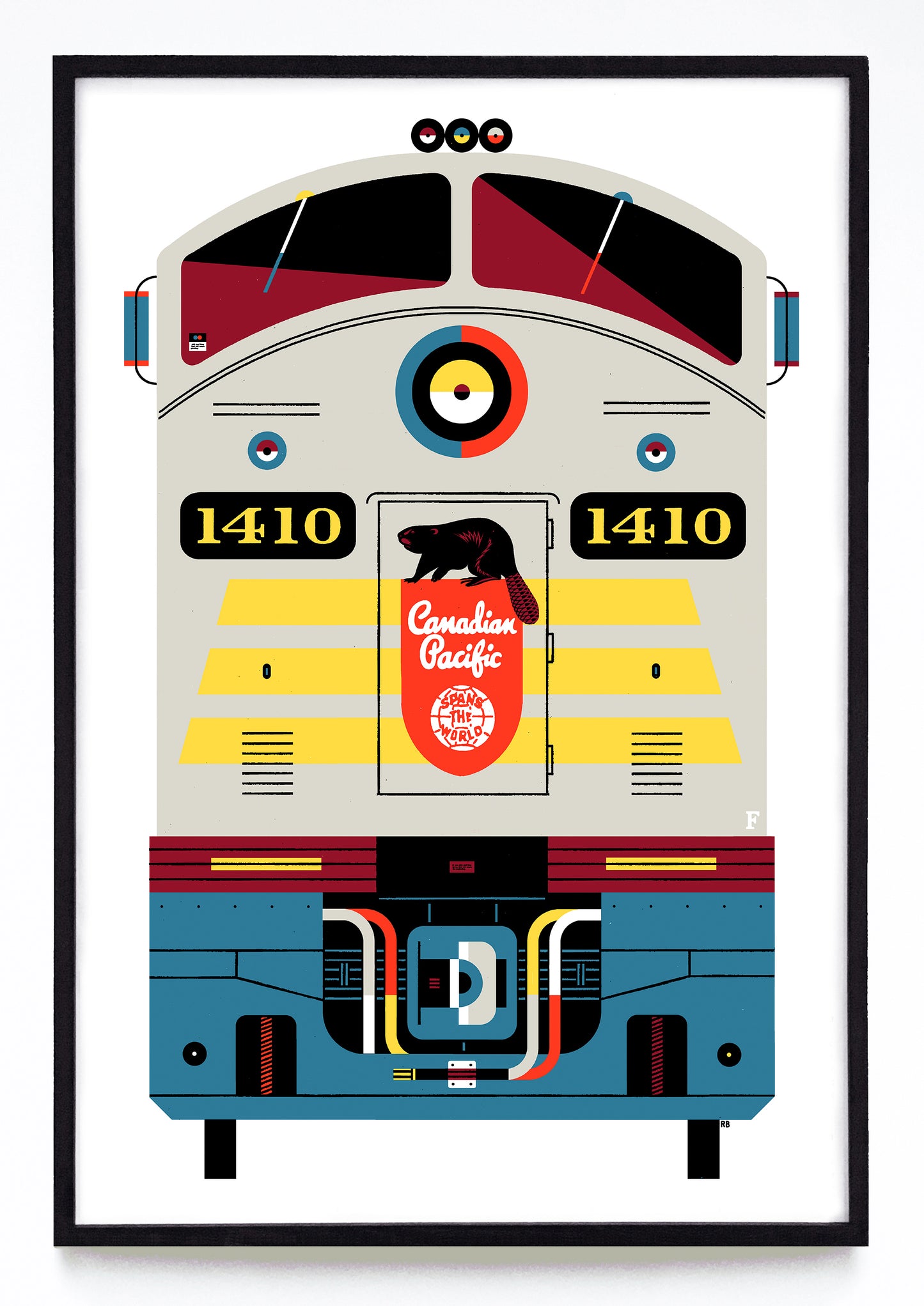 Locomotives print series