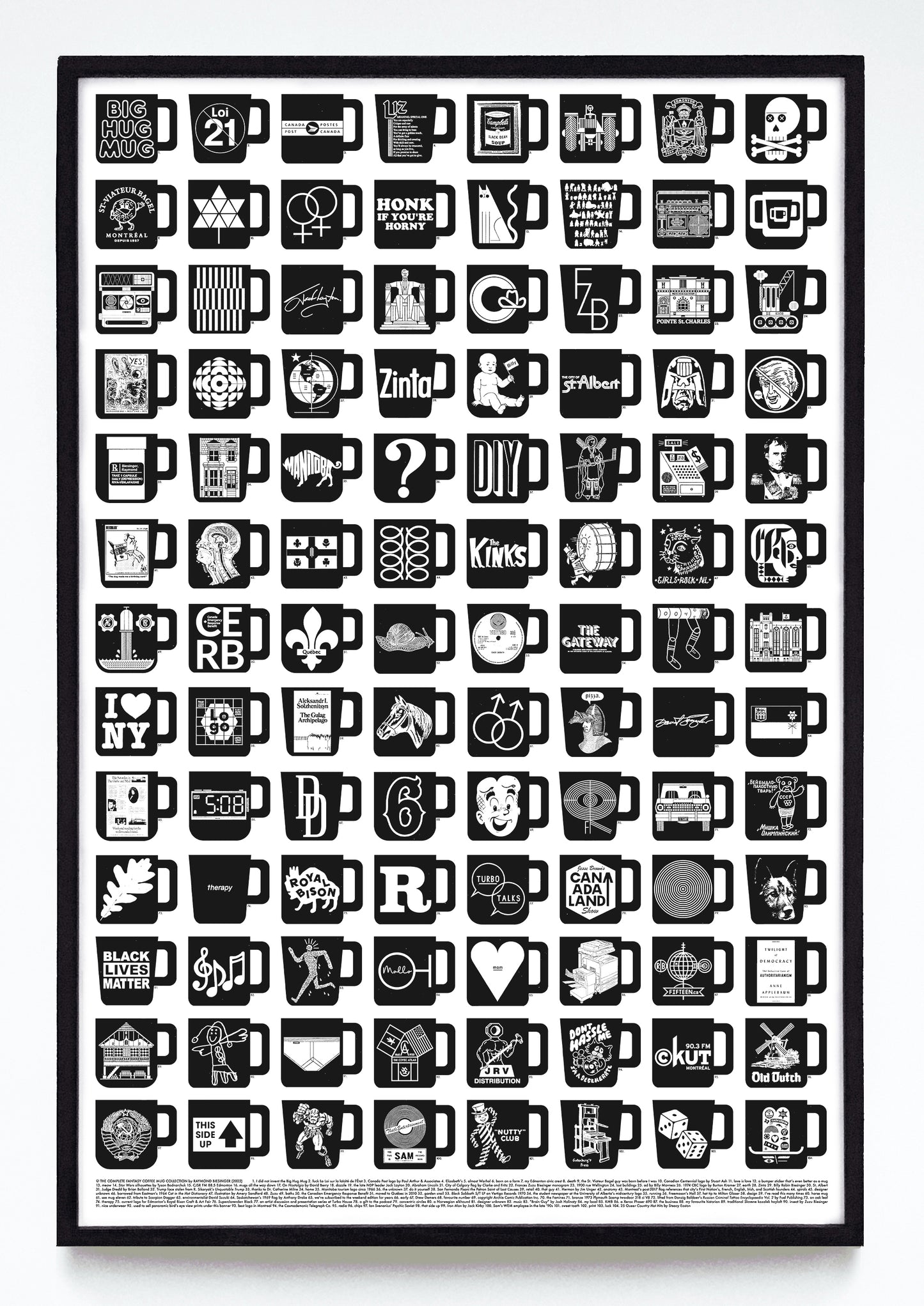 "Fantasy Coffee Mug Collection" print