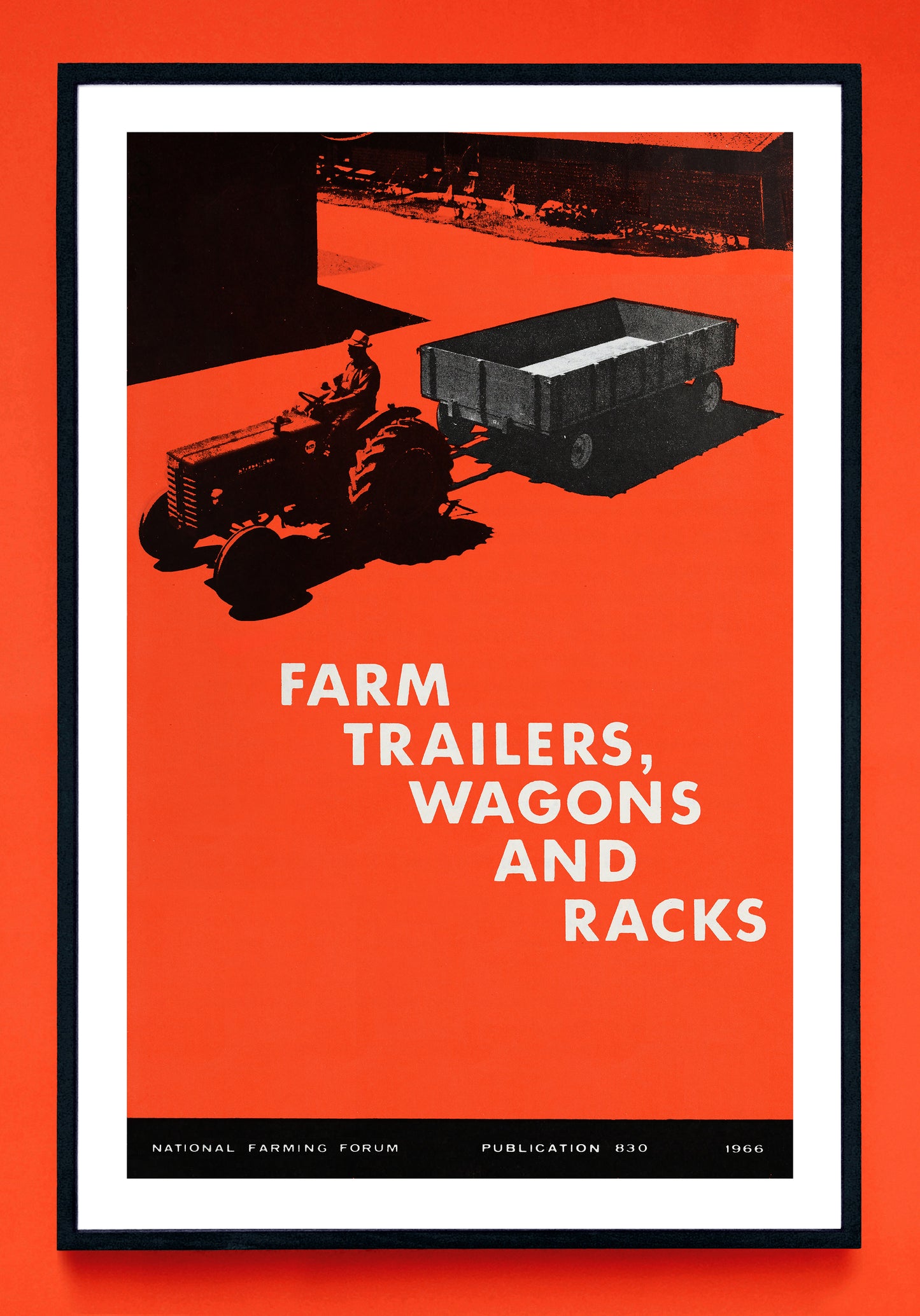 "Voitures de Ferme" and "Farm Trailers, Wagons and Racks" prints (1965, 1966)