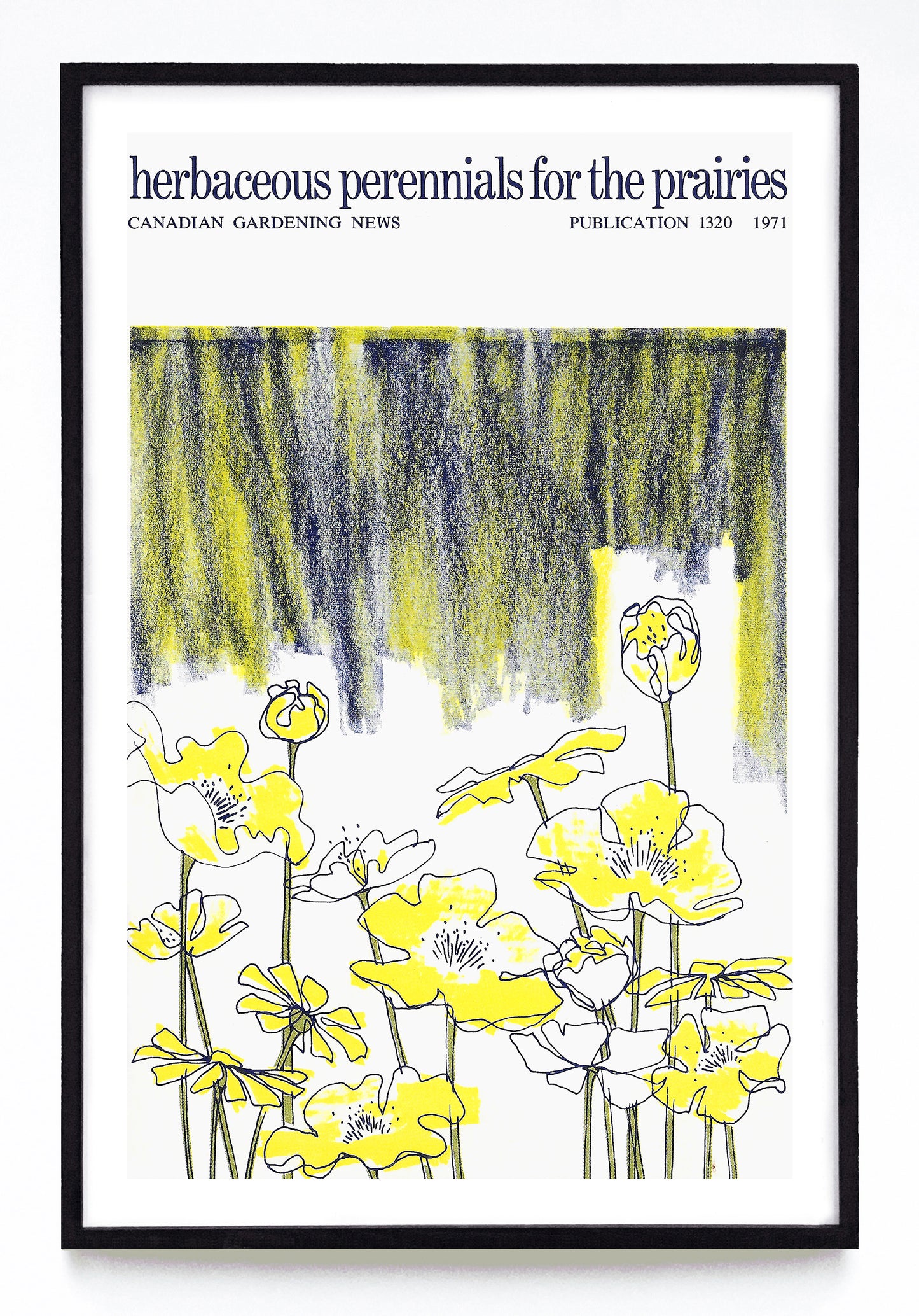"Herbaceous Perennials for the Prairies" print (1971)