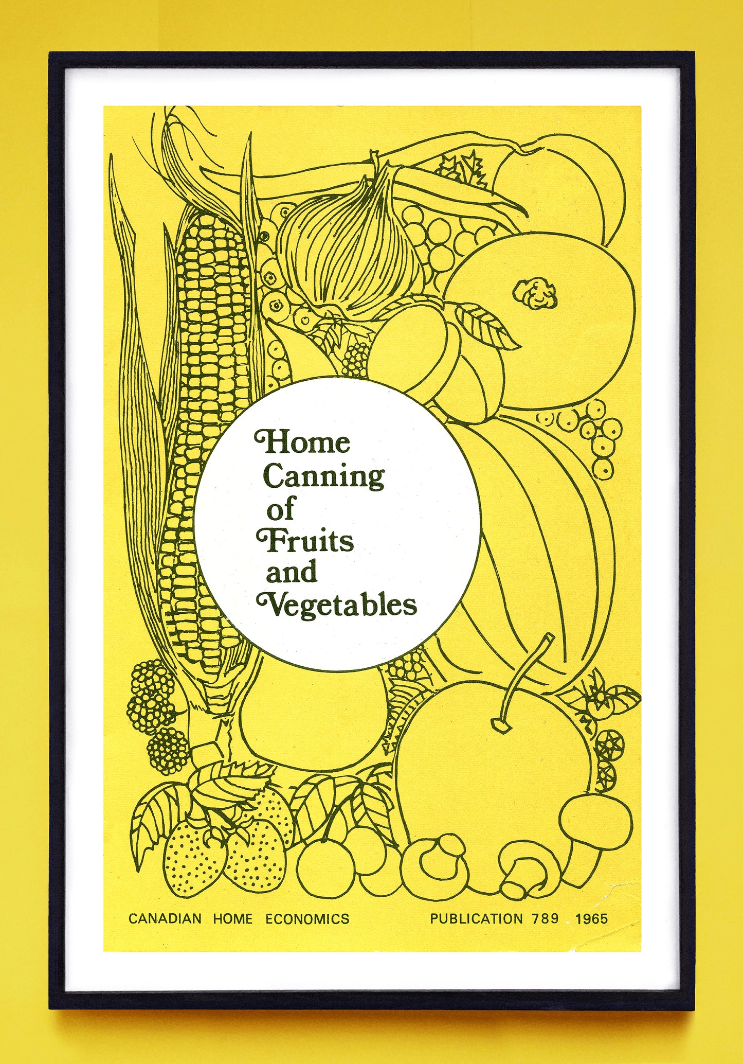 "Home Canning of Fruits and Vegetables" print