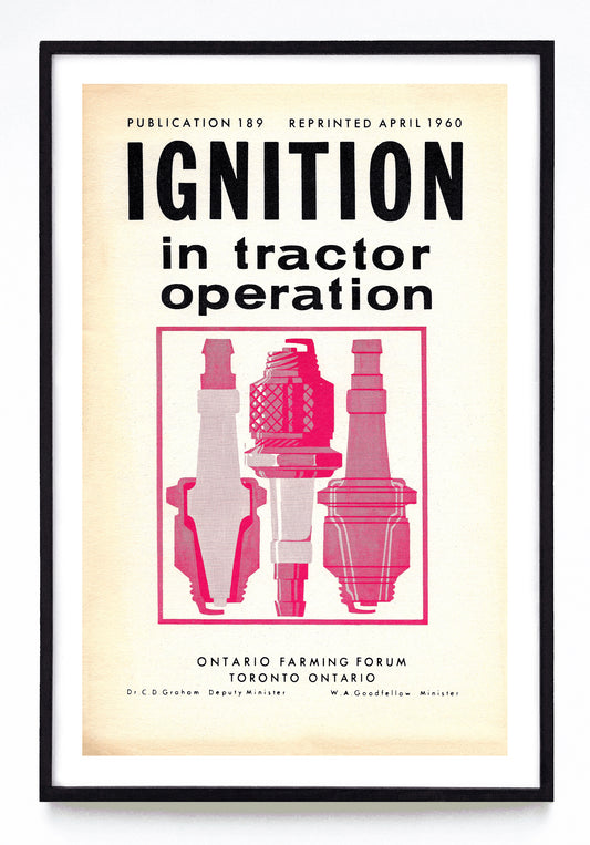 "Ignition in Tractor Operation" print (1960)