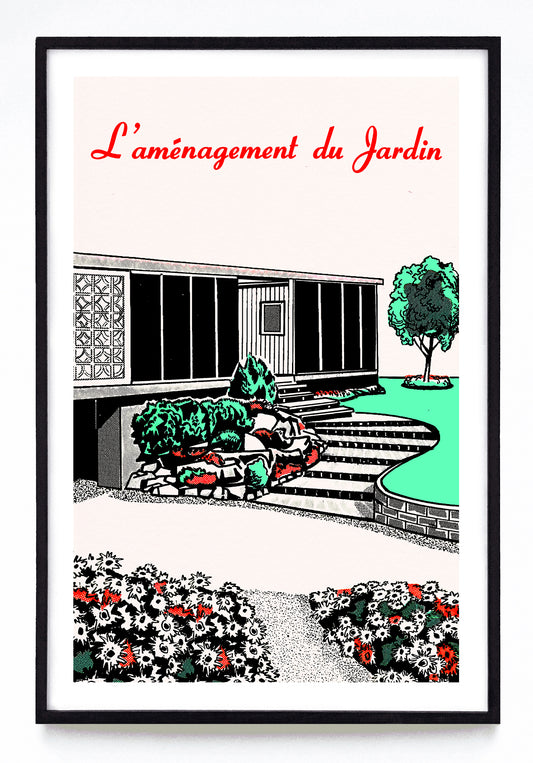 "L'Aménagement du Jardin" print (1965)
