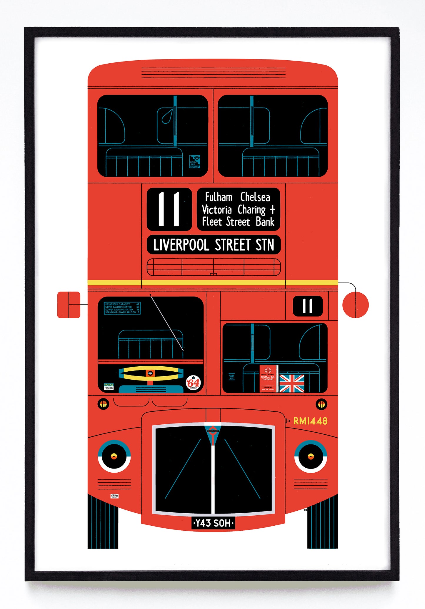 International Buses print series