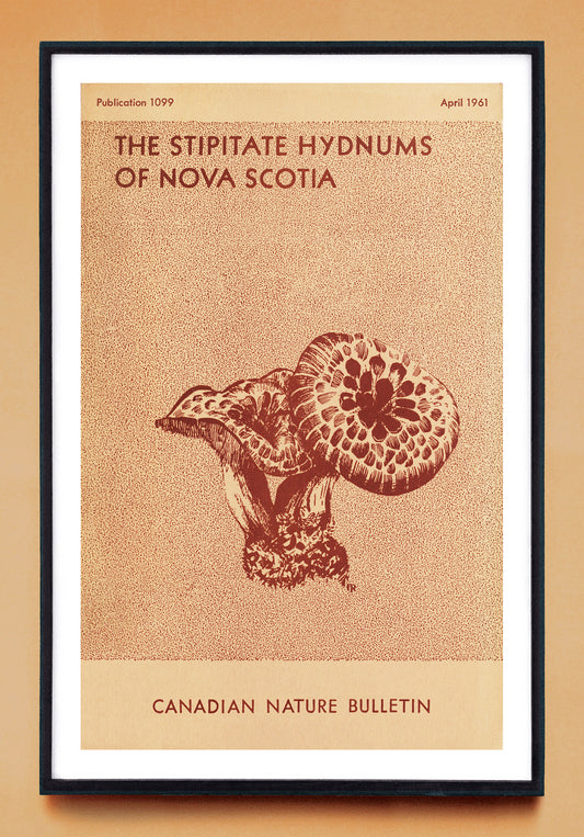 "The Stipitate Hydnums of Nova Scotia" print (1961)