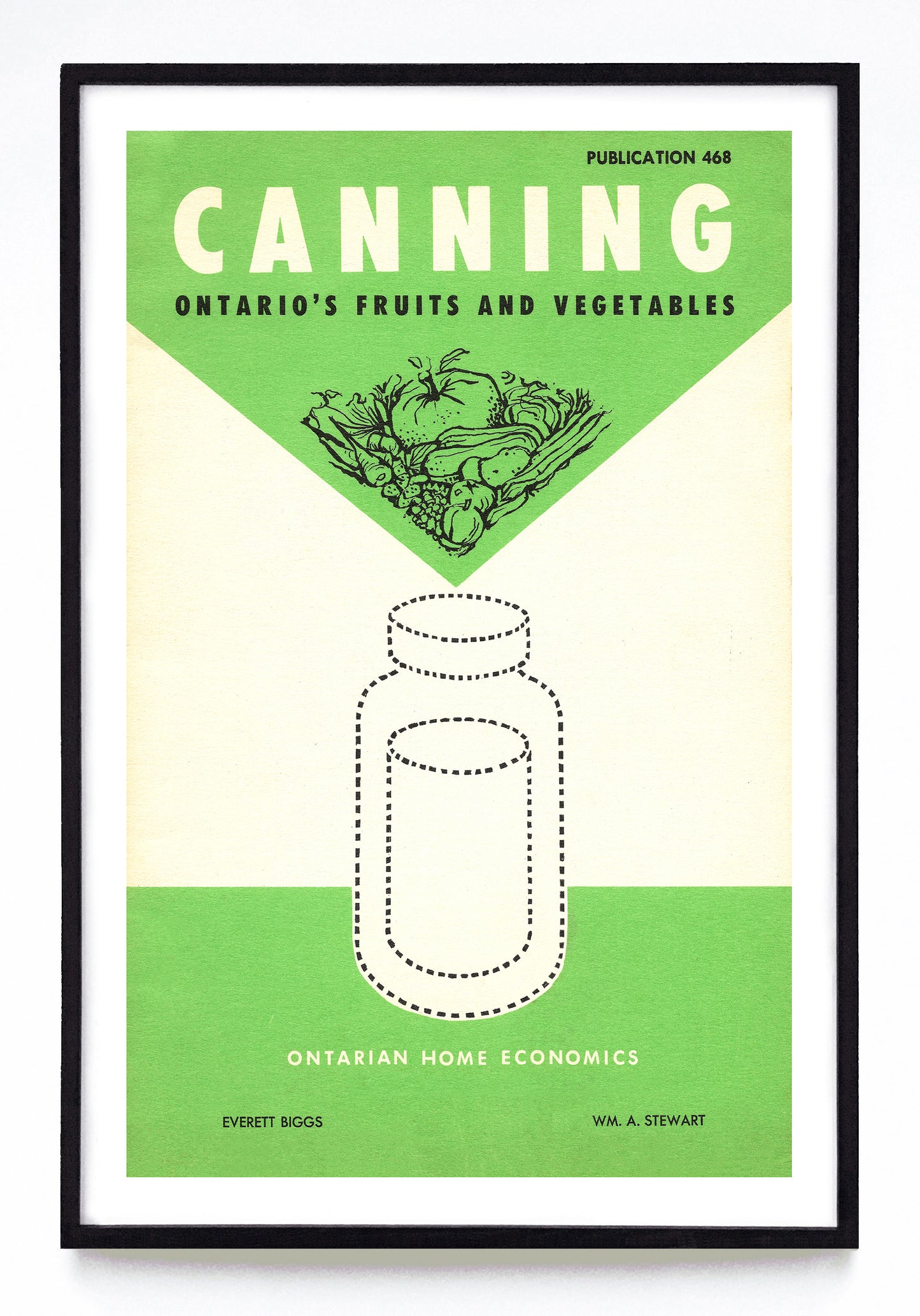 "Canning Ontario's Fruits and Vegetables" print (1965)