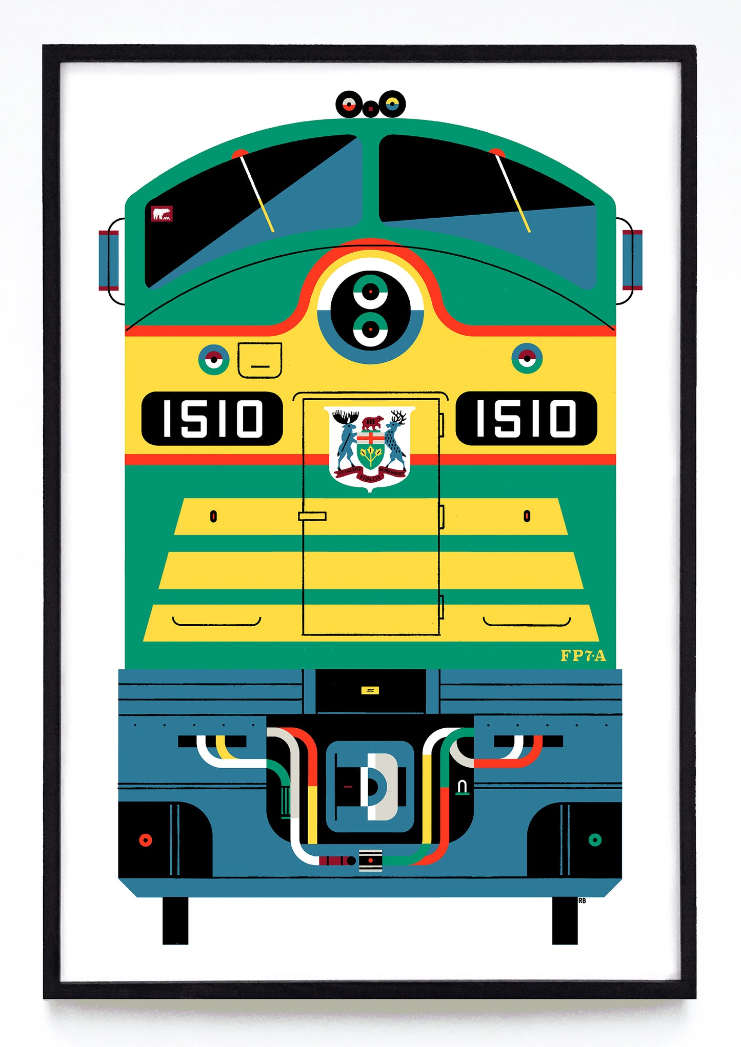 Locomotives print series