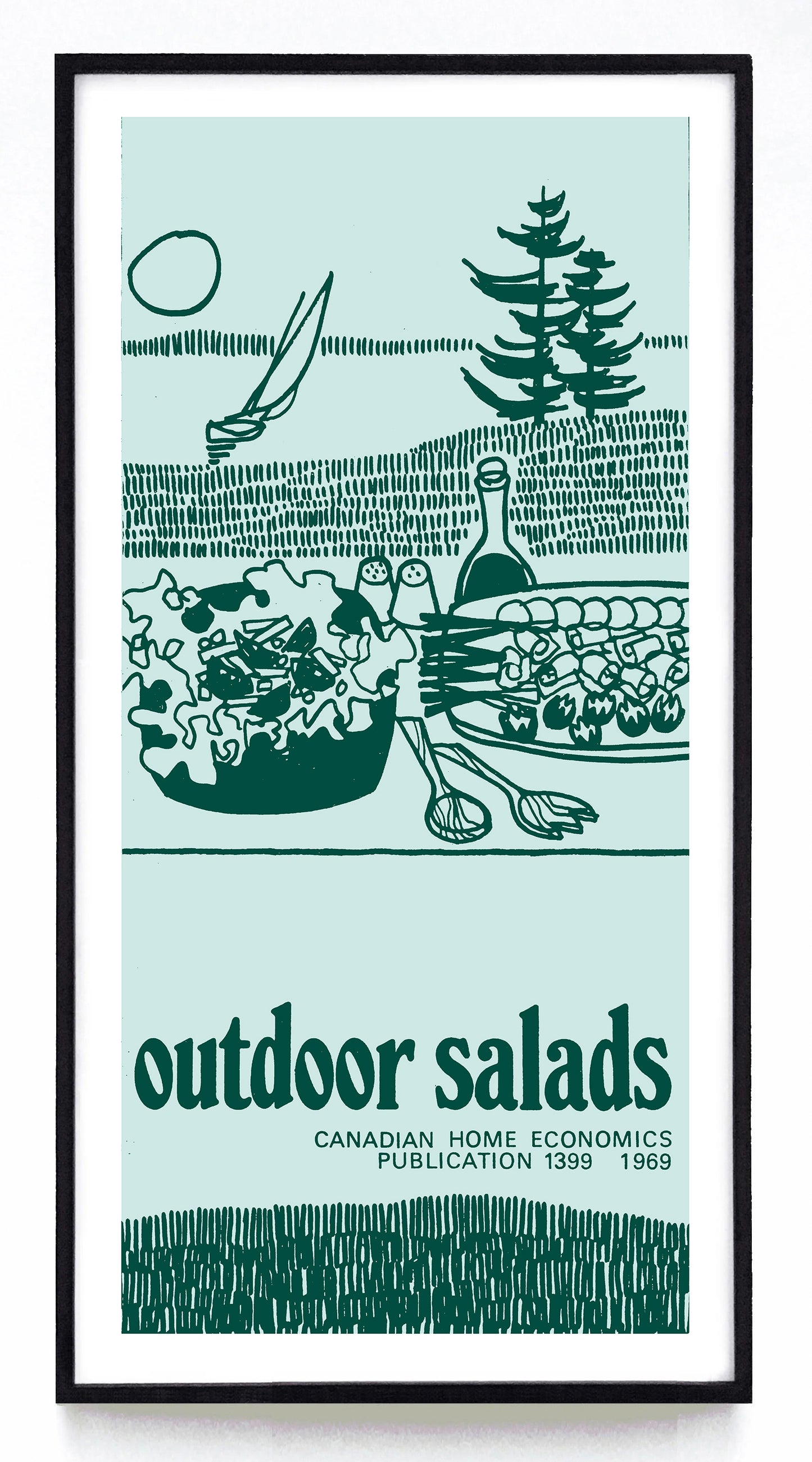 "Outdoor Salads" and "Salades Pour Pique-Nique" prints (1969)