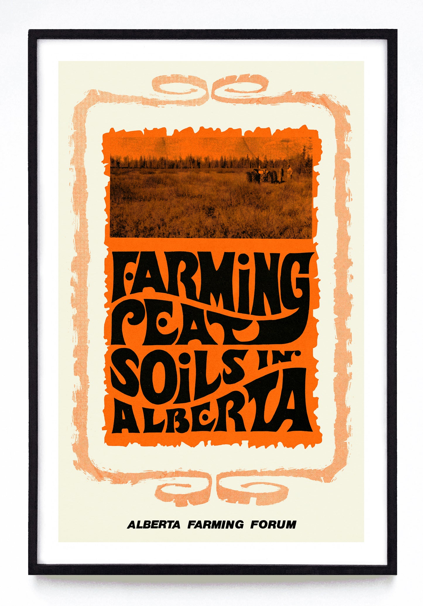 "Farming Peat Soils in Alberta" print (1971)