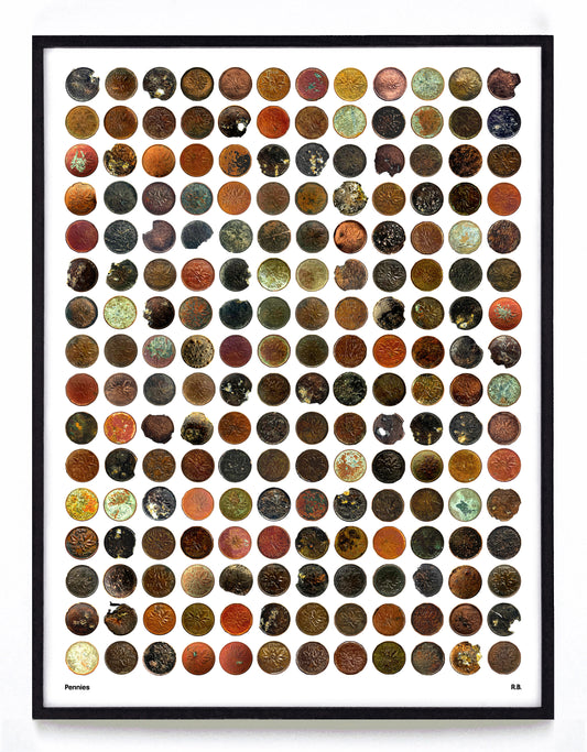 "Pennies" print