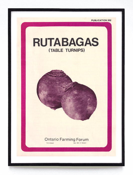 "Rutabagas" print (1974)